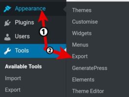 Blogger Wordpress Customise Theme ka Backup kaise ले 5 Wordpress-theme-backup-export