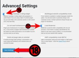 Wordpress me Star Rating Widget Kaise add kare 4 Star-rating-plugin-setup