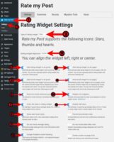 Wordpress me Star Rating Widget Kaise add kare 3 Rating-widget-setup