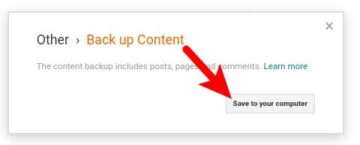 Blogger blog Wordpress पर ( Shift ) transfer kaise kare - without any Loss 3 backup-blog-in-blogger