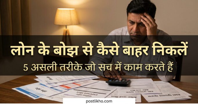 लोन के बोझ से बाहर कैसे निकले? - अपनाए ये 5 तरीका 1 loan-ka-bojh-kam-kaise-kare